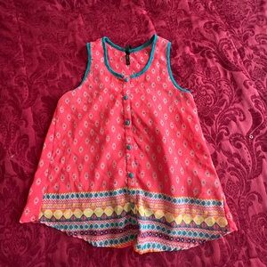 Girls flowy blouse top